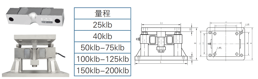 軌道衡稱重傳感器